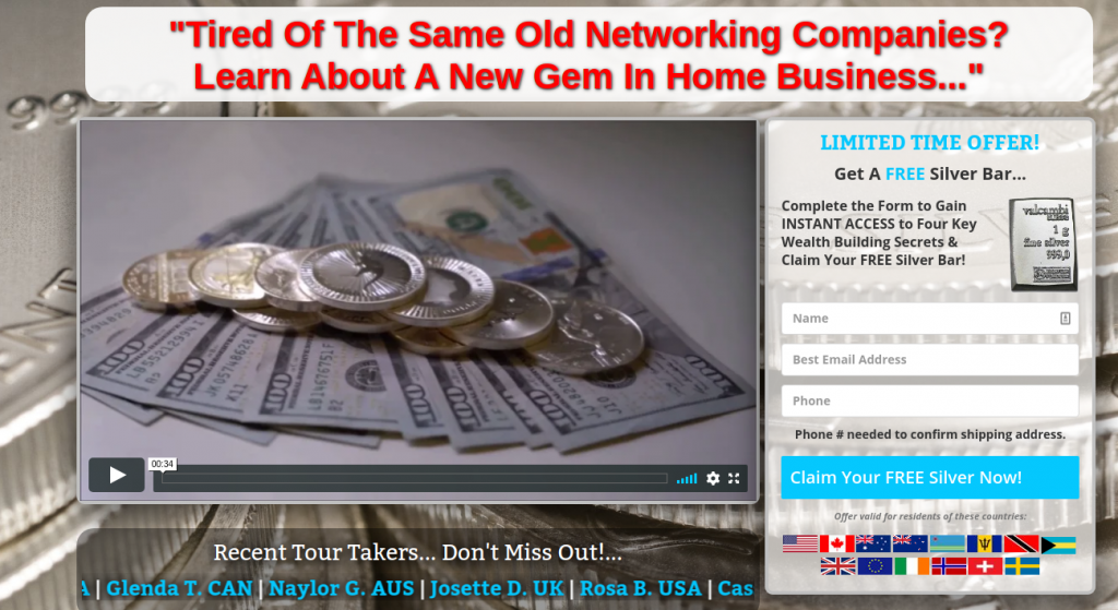 Silver meets network marketing